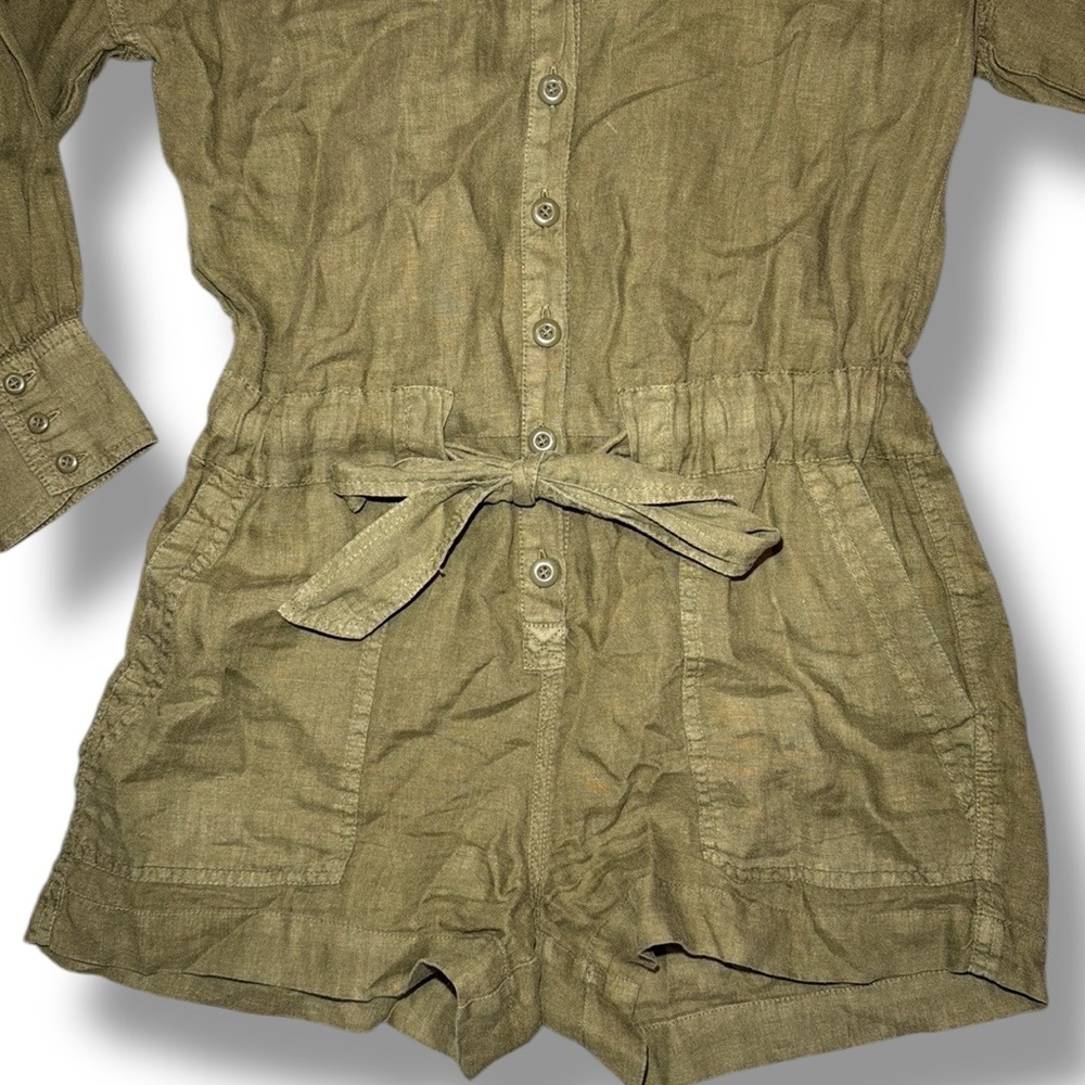 Joie Bosworth Linen Romper‎ Jumpsuit XS - Picture 5 of 9